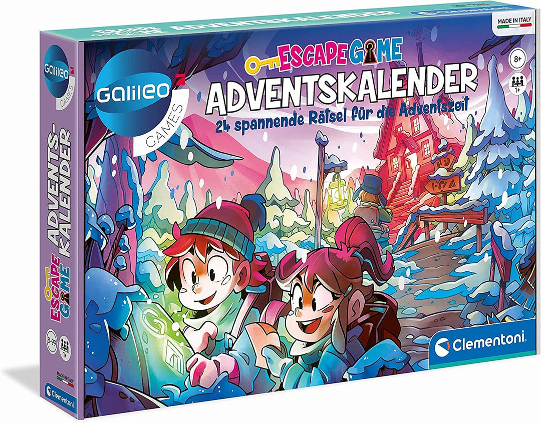 Galileo Escape Game Adventskalender - Weihnachtskalender mit spannenden Rätseln - 24x Rätselspass fü