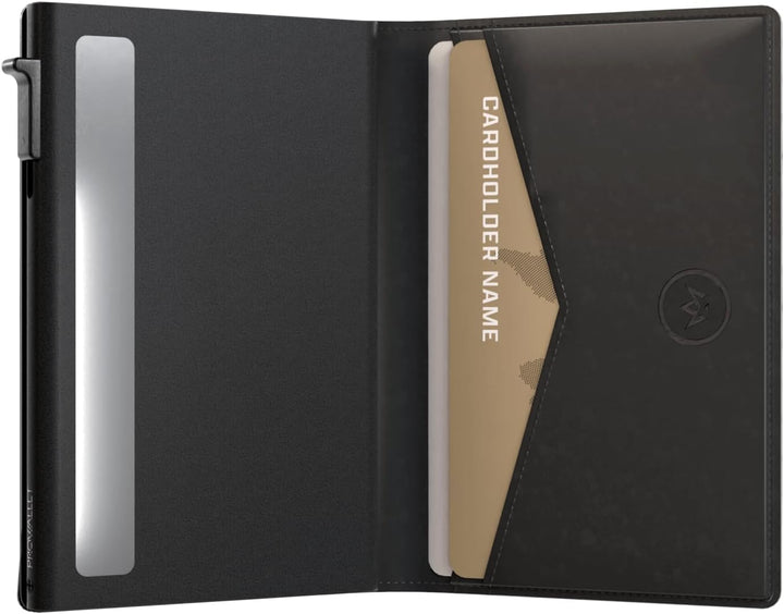 ProWallet Slim 6,7cm, 10,5cm, 1,4cm Gewebt Schwarz, 6,7cm, 10,5cm, 1,4cm Gewebt Schwarz