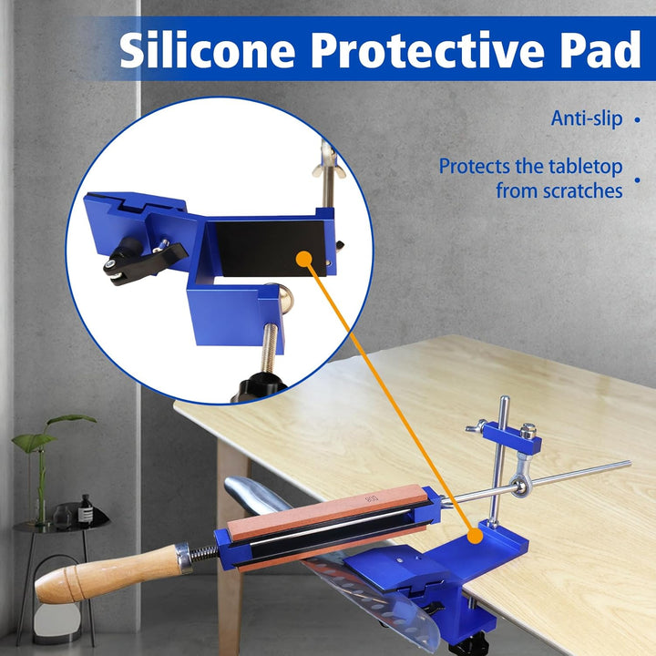 Professionelle 360 Flip Messerschärfer Werkzeug, Fixed Angle Küchenmesser Schärfen Tool Kit mit Quic