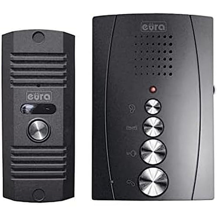 EURA Türsprechanlage Gegensprechanlage Eura Adp-12A3 Invito Graphit Freisprechstelle 4 Draht Grapit,