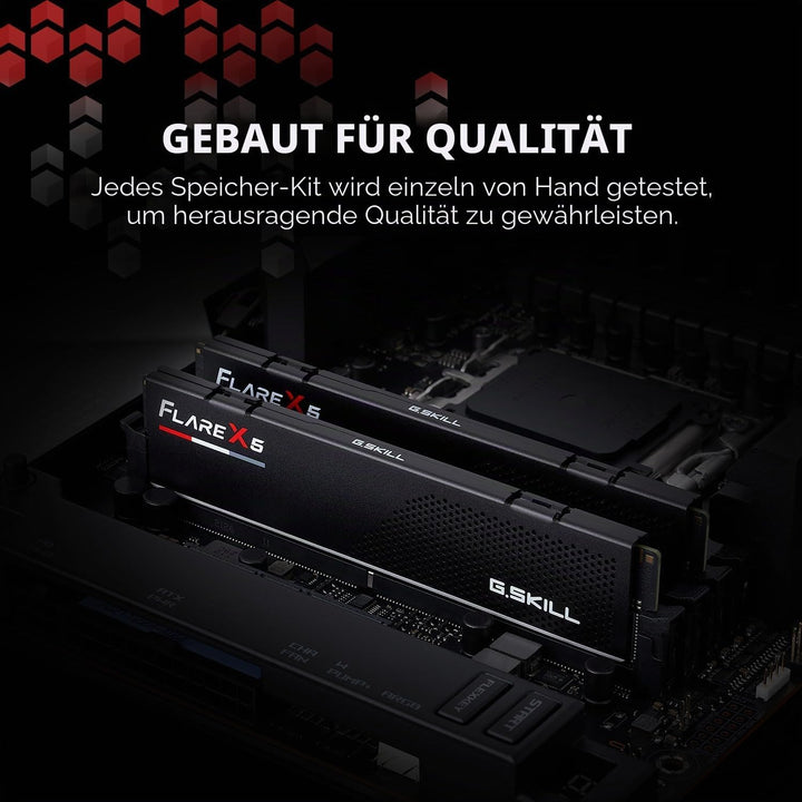 G.Skill Flare X5 F5-6000J3238F16GX2-FX5 Memory Module 32 GB 2 x 16 GB DDR5 6000 MHz Matte Black 32GB