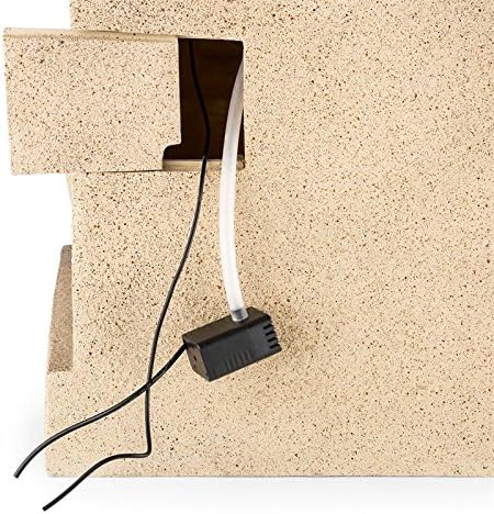 Blumfeldt Korinth Zierbrunnen - Gartenbrunnen , stimmungsvolles Wasserspiel , Solarbetrieb , 3 Watt