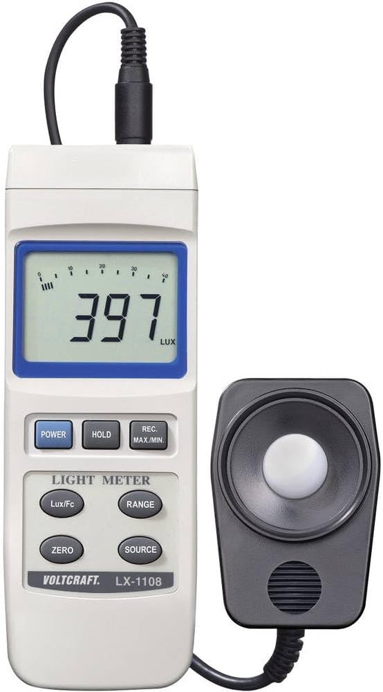 VOLTCRAFT LX-1108 LX-1108 Luxmeter 0-400000 lx