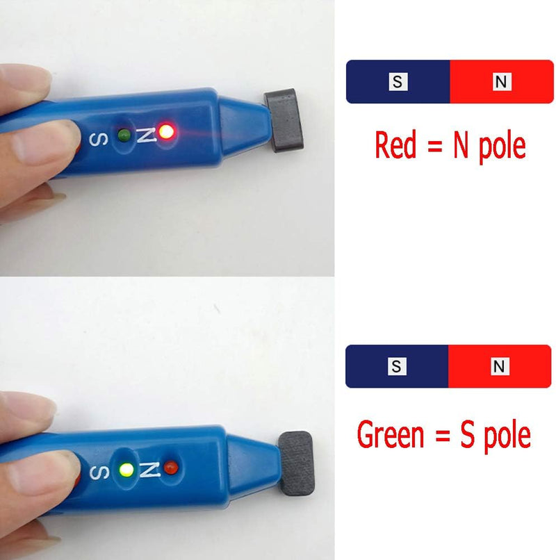 Toplionace Magnetic Pole Identifier Magnetprüfgerät Nord- und Südpolprüfgerät 5mT