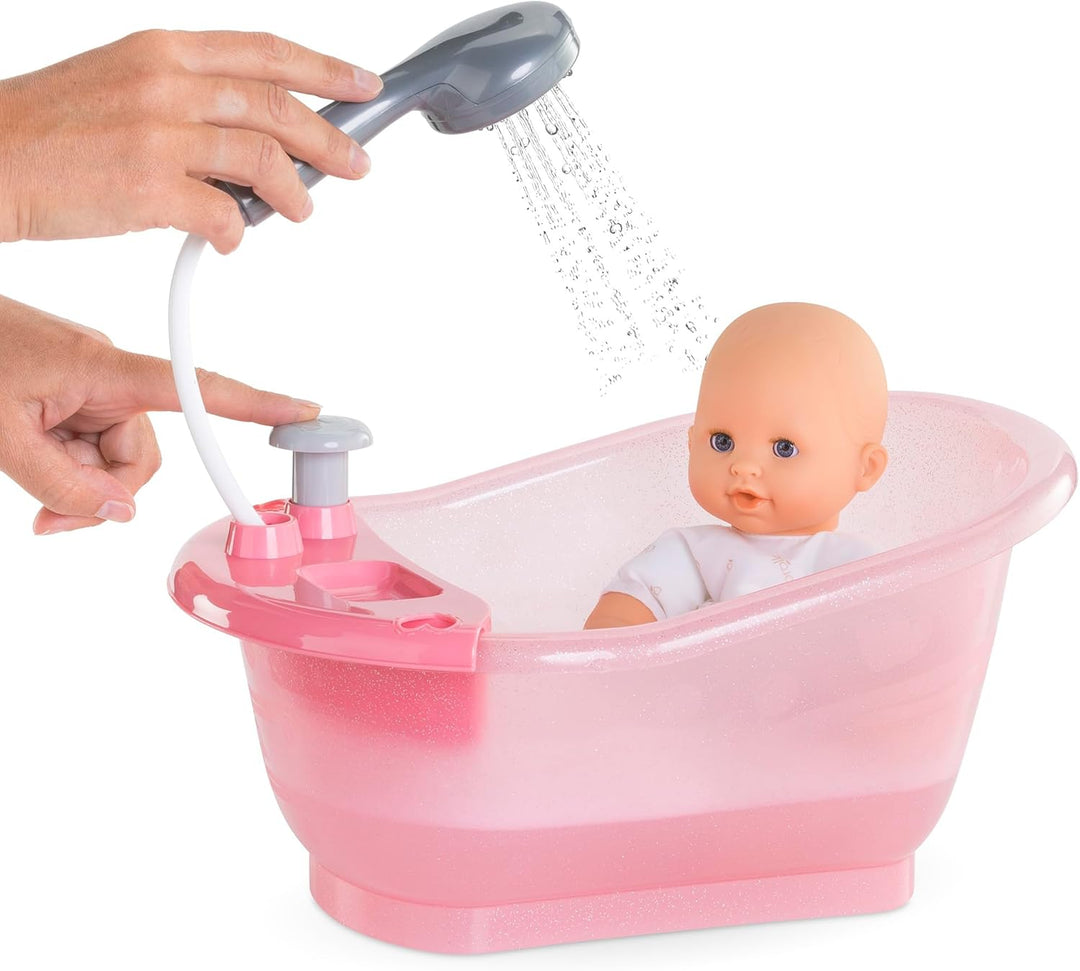 Corolle 9000141660 - Mon Grand Poupon Badewanne, mit Pumpfunktion und Badeente für alle 30-36cm Pupp