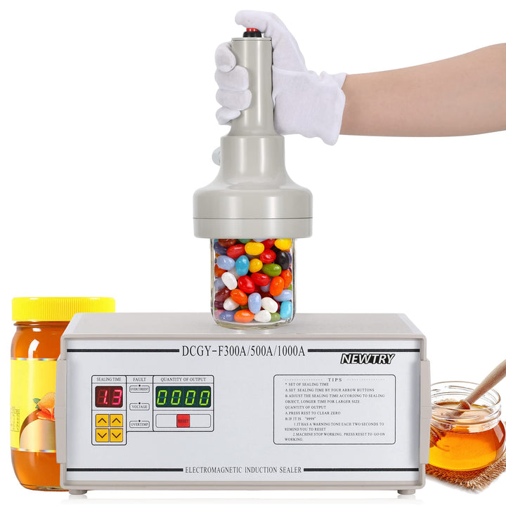 NEWTRY 20-100mm DCGY-500 Induktionsdichtungsmaschine, Elektrische Aluminiumfolie-Dichtungsmaschine f