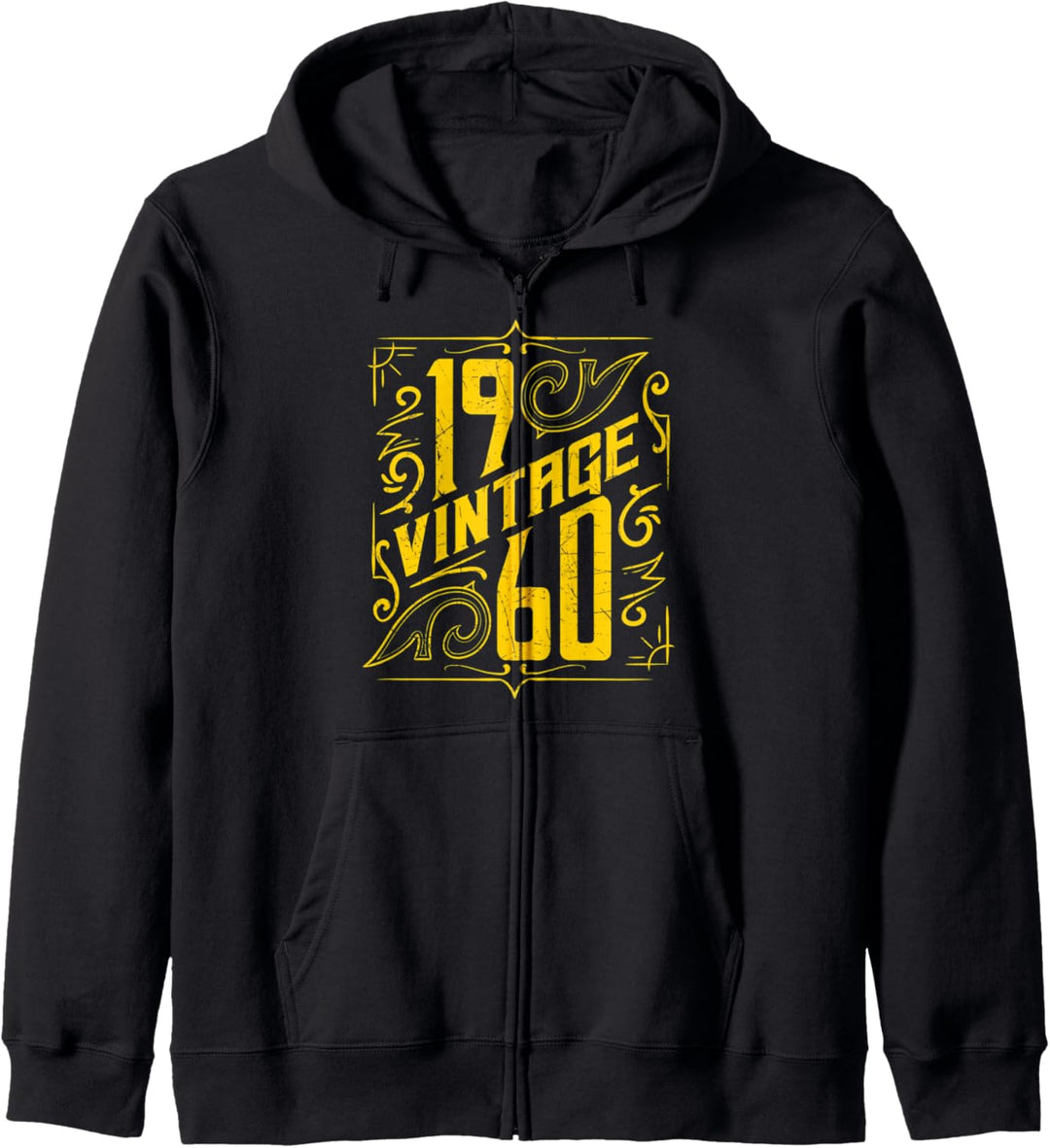 60. Geburtstag Geschenk Vintage 1960 Geschenkidee für Vater Kapuzenjacke