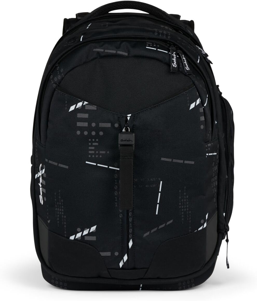 Satch Match Schulrucksack Set 3tlg. inkl. Schlamperbox und Sportbeutel Ninja Matrix, Ninja Matrix