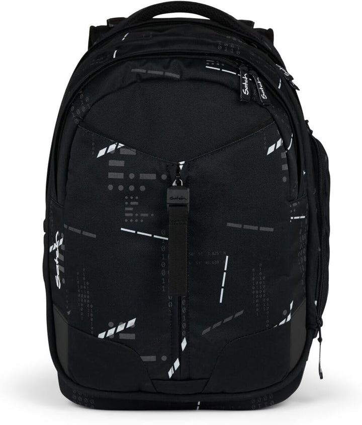 Satch Match Schulrucksack Set 3tlg. inkl. Schlamperbox und Sportbeutel Ninja Matrix, Ninja Matrix