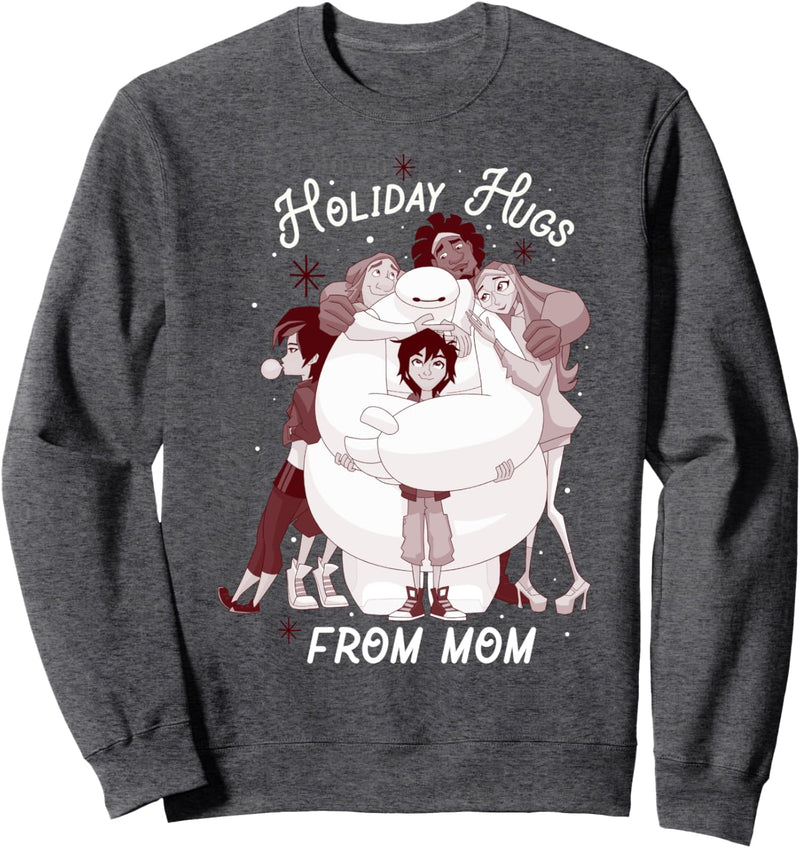 Disney Big Hero 6 Holiday Hugs From Mom Portrait Sweatshirt