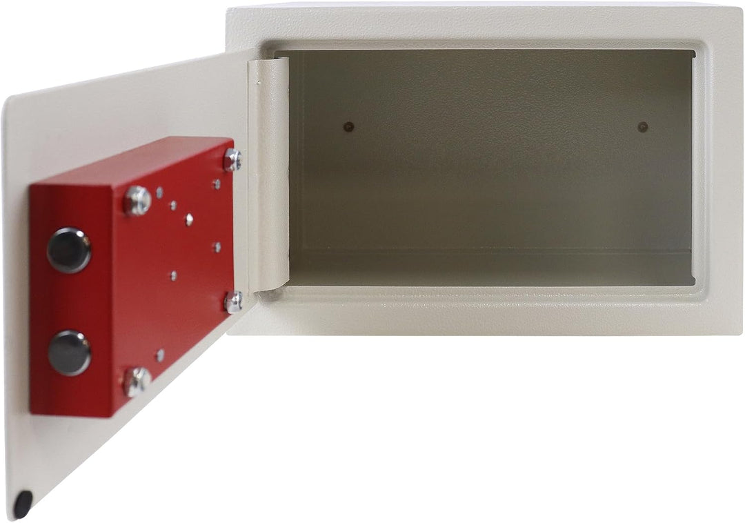 LARS360 Möbeltresor Doppelbartschloss 31 x 20 x 20cm Safe Tresor mit Schlüssel-Schloss Wandtresor Sc