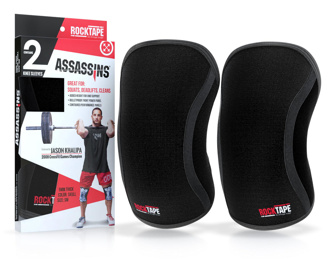 RockTape Unisex Knieschützer, Unisex S Schwarz, S Schwarz