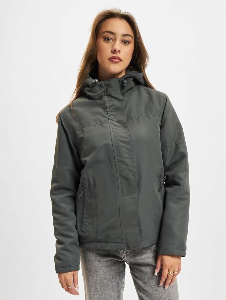 Brandit Damen Zipper Ladies Windbreaker frontzip, Anthrazit