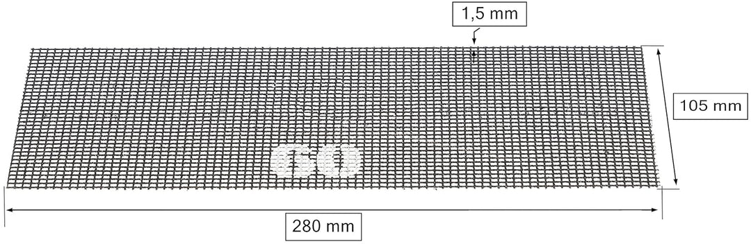 KOTARBAU® 50er Set Schleifgitter für Rigipsschleifer zum Schleifen von Trockenbau 60 60 50, 60 50