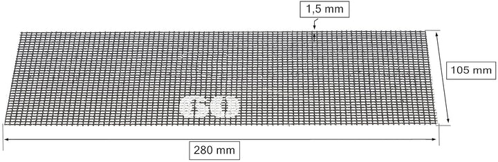 KOTARBAU® 50er Set Schleifgitter für Rigipsschleifer zum Schleifen von Trockenbau 60 60 50, 60 50