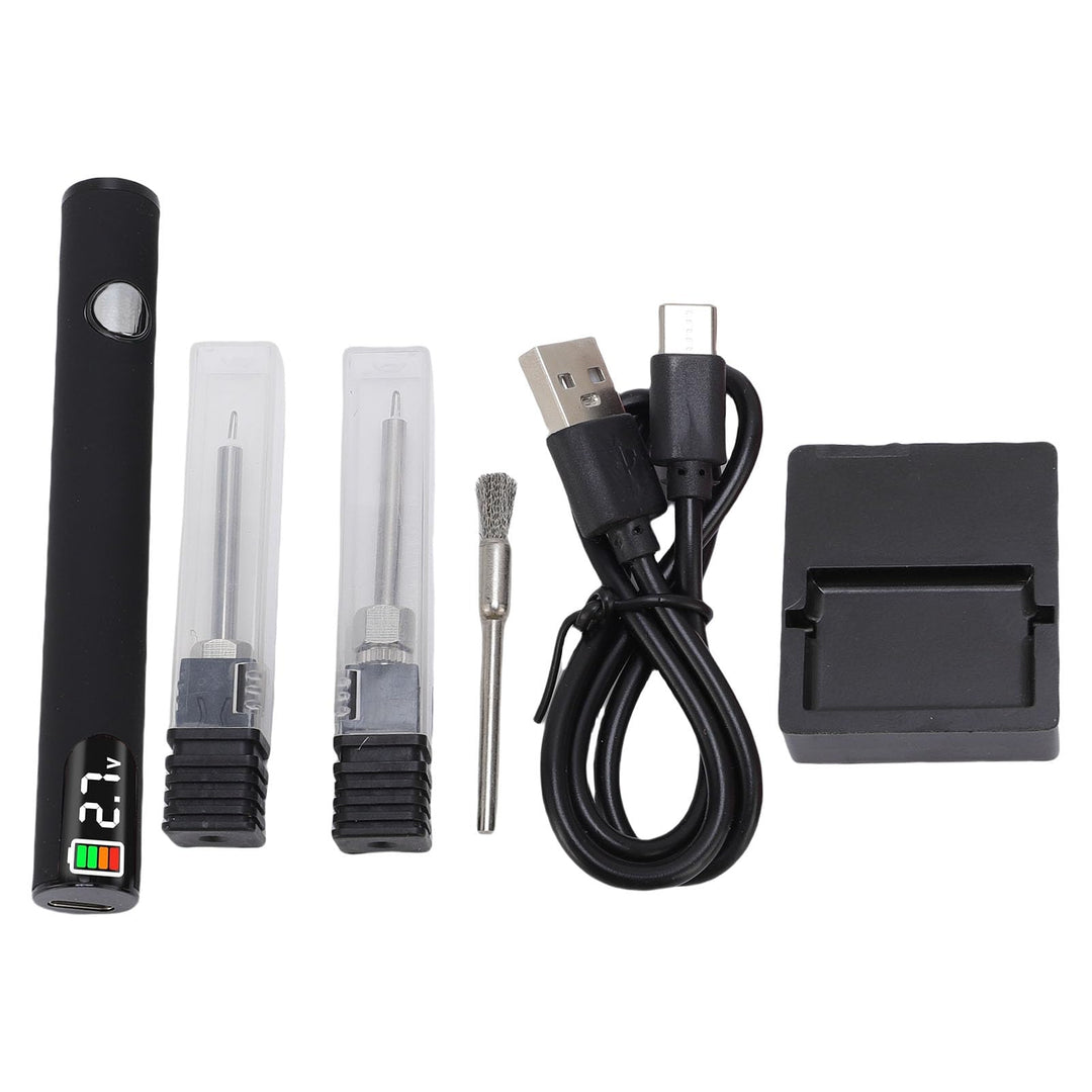 Wiederaufladbares Fadenbrenner -Kit für Schmuckherstellung, Digitales Faden -Zapper -Werkzeug mit Er