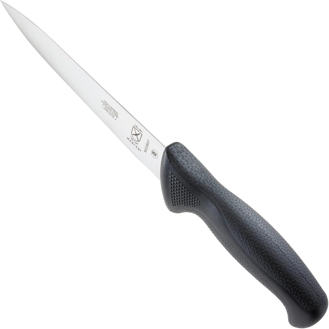 Mercer Culinary M22807 Millennia schwarzer Griff, stahl Schwarz 7", Schwarz 7"