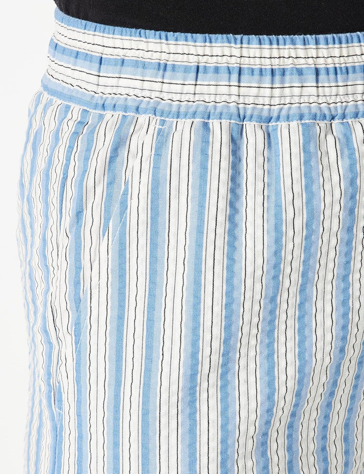 PART TWO Damen Prikkepw Pa Pants Easy Fit Hose 38 Riviera Stripe, 38 Riviera Stripe