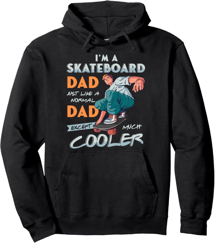 Skateboard Vater Skater Skateboarder Skateboarden Geschenk Pullover Hoodie