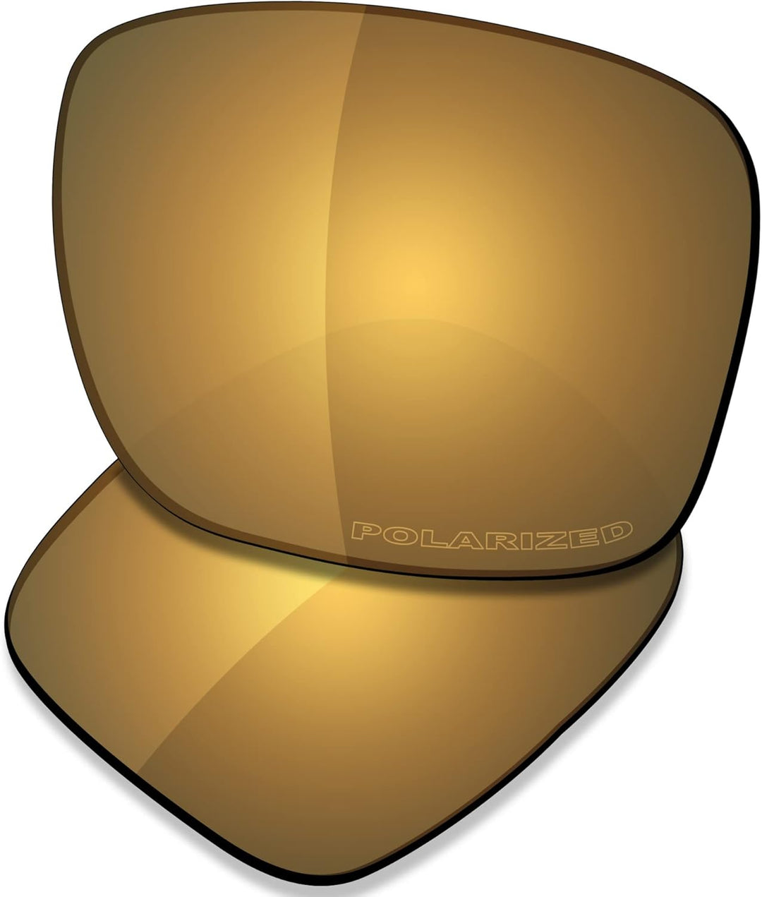 Saucer Premium Ersatzgläser für Oakley Holbrook OO9102 Sonnenbrillen Bronze, Gold, Polarisiert Hocha