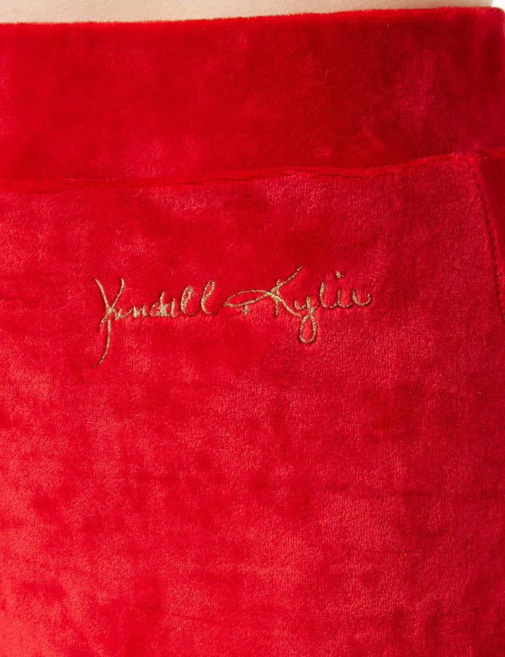Kendall + Kylie Damen Hose S Bloody Red, S Bloody Red