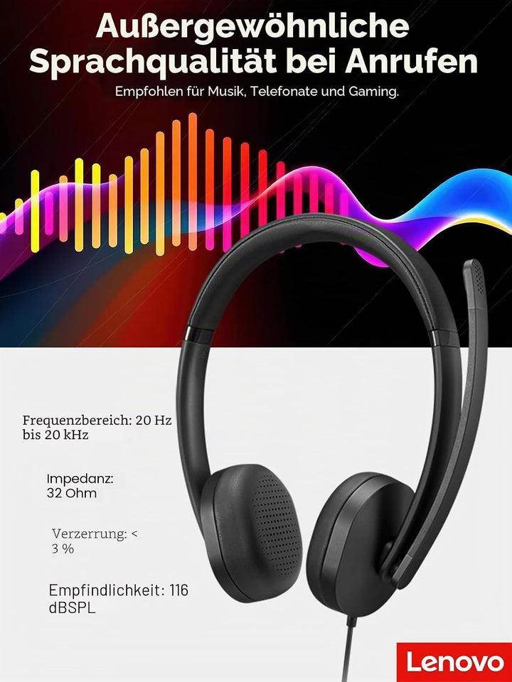 Lenovo Wired Stereo Headset G2