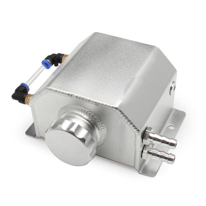 Shkalacar Universal Oil Catch Can Kit, ölauffangbehälter aus Aluminium 1L/2L Quadrat, Ölauffangbehäl