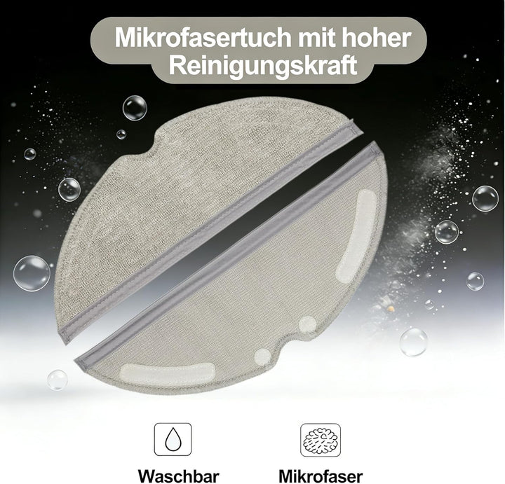 Zubehör für Dreame D20 Pro Plus,2 Hauptbürsten,3 Wischpads,3 Filter hepa,3 Seitenbürsten,3 Staubbeut