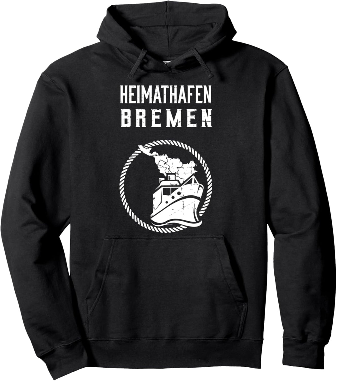 Heimathafen Bremen Moin Bremer Küste Nordsee Geschenk Pullover Hoodie
