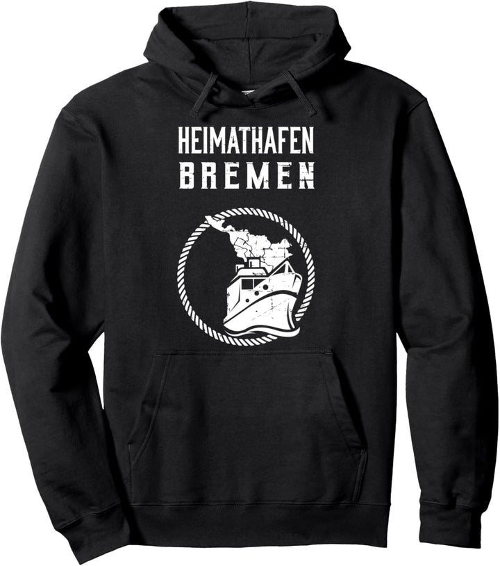 Heimathafen Bremen Moin Bremer Küste Nordsee Geschenk Pullover Hoodie