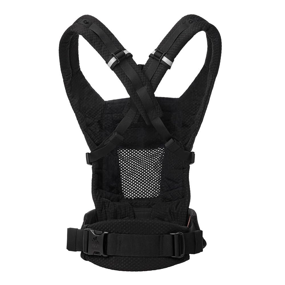 Ergobaby Adapt Babytrage für Neugeborene ab Geburt, 3-Positionen SoftFlex Mesh Ergonomische Babybauc