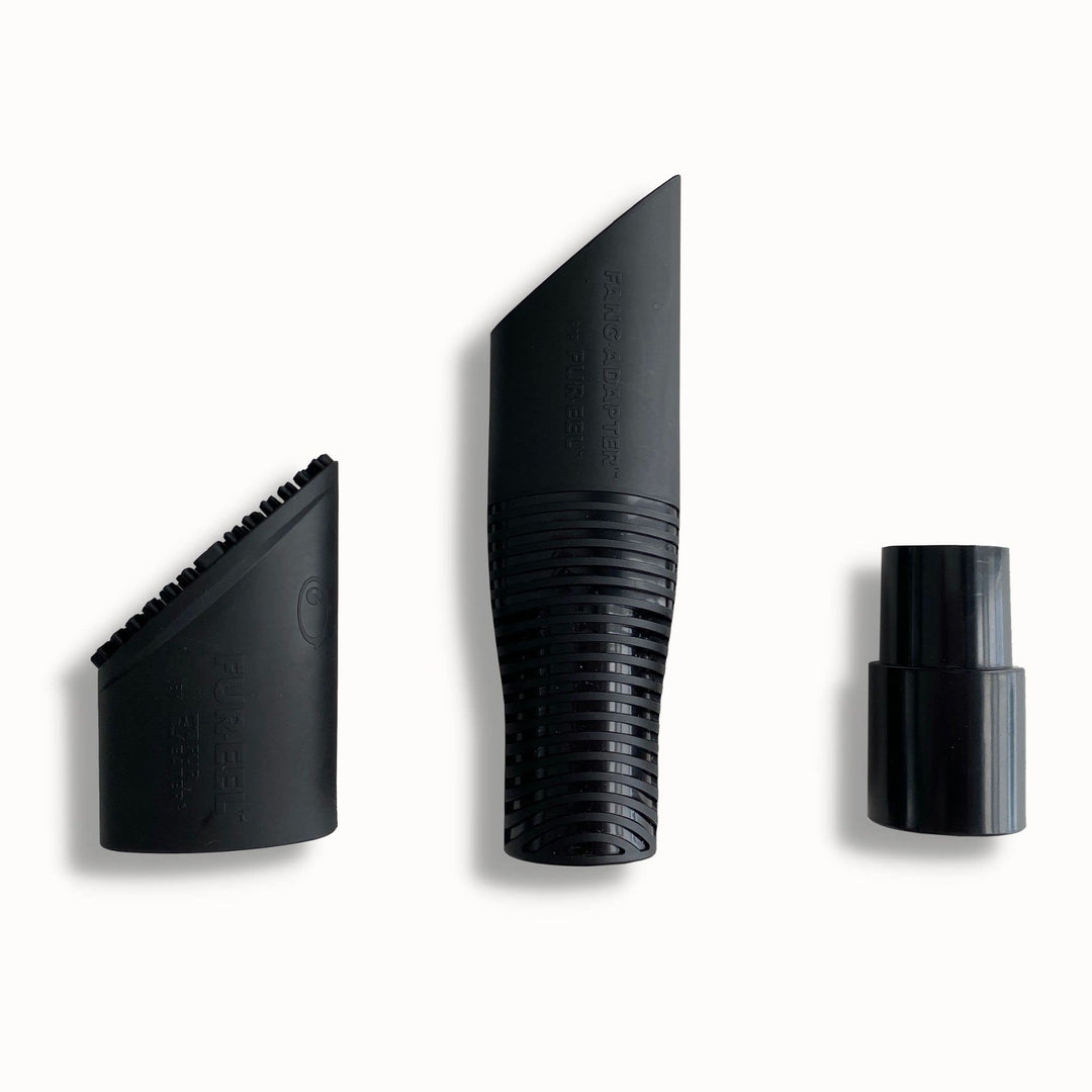 FUR-EEL Combo 1 | 1 x Fang, 1 x PRO, 1 Adapter | Professioneller Staubsaugeraufsatz zum Reinigen von