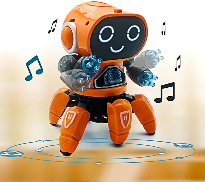 YATOSEEN Kinder Roboter Spielzeug, Begleitroboter für Kinder, mit Bunter Lichtprojektion, Tanzen, Si