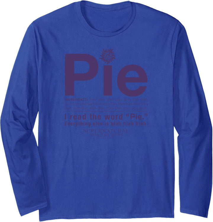 Supernatural Pie Langarmshirt