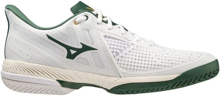 Mizuno Wave Exceed Tour 5 AC Tennisschuh für Herren Weiss 45 EU White Pineneedle Papyrus, 45 EU Whit