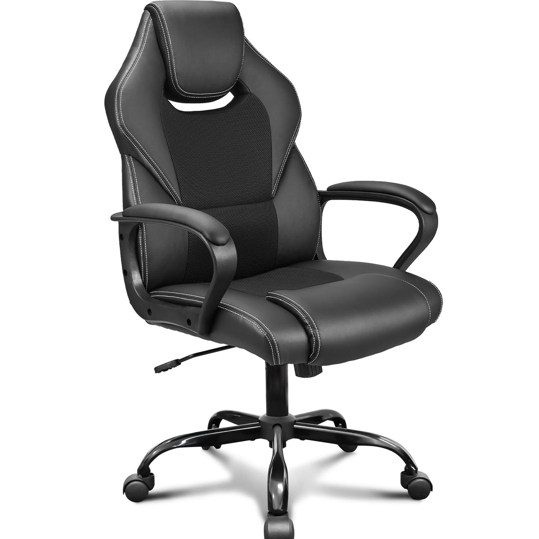 BASETBL Bürostuhl Racing Stuhl Gaming Stuhl Sessel Schreibtischstuhl Ergonomisch Drehstuhl Sportsitz
