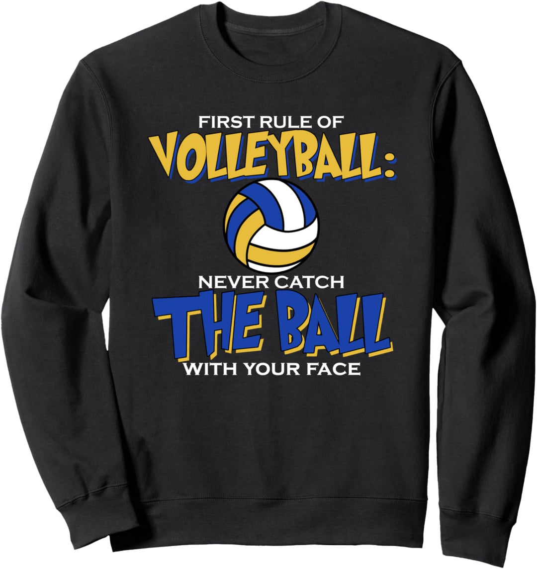 Erste Regel des Volleyballs: Fang den Ball nie mit deinem Sweatshirt