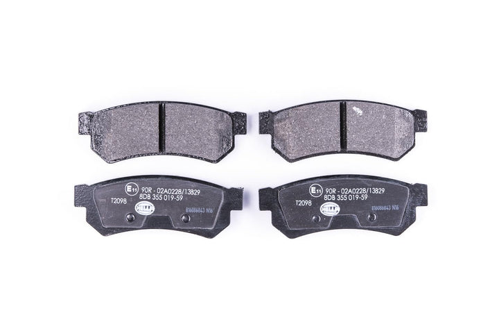 HELLA PAGID 8DB 355 019-591 Bremsbelagsatz - T2098 - Dicke/Stärke: 14.4mm - Bremssystem: Sumitomo -