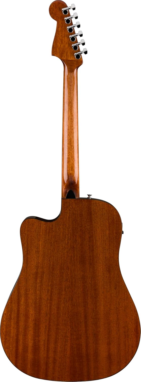 Fender California Standard Redondo CE Akustikgitarre, Fichtendecke, schwarzes Schlagbrett, Natur Nat