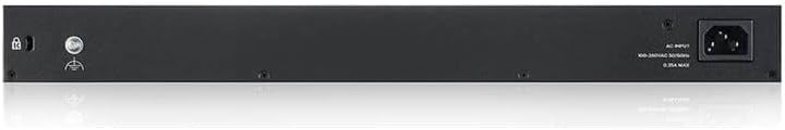 Zyxel 24-Port Gigabit Switch | Smart Managed | Rackmontage und lüfterloses Design | VLAN, IGMP, QoS