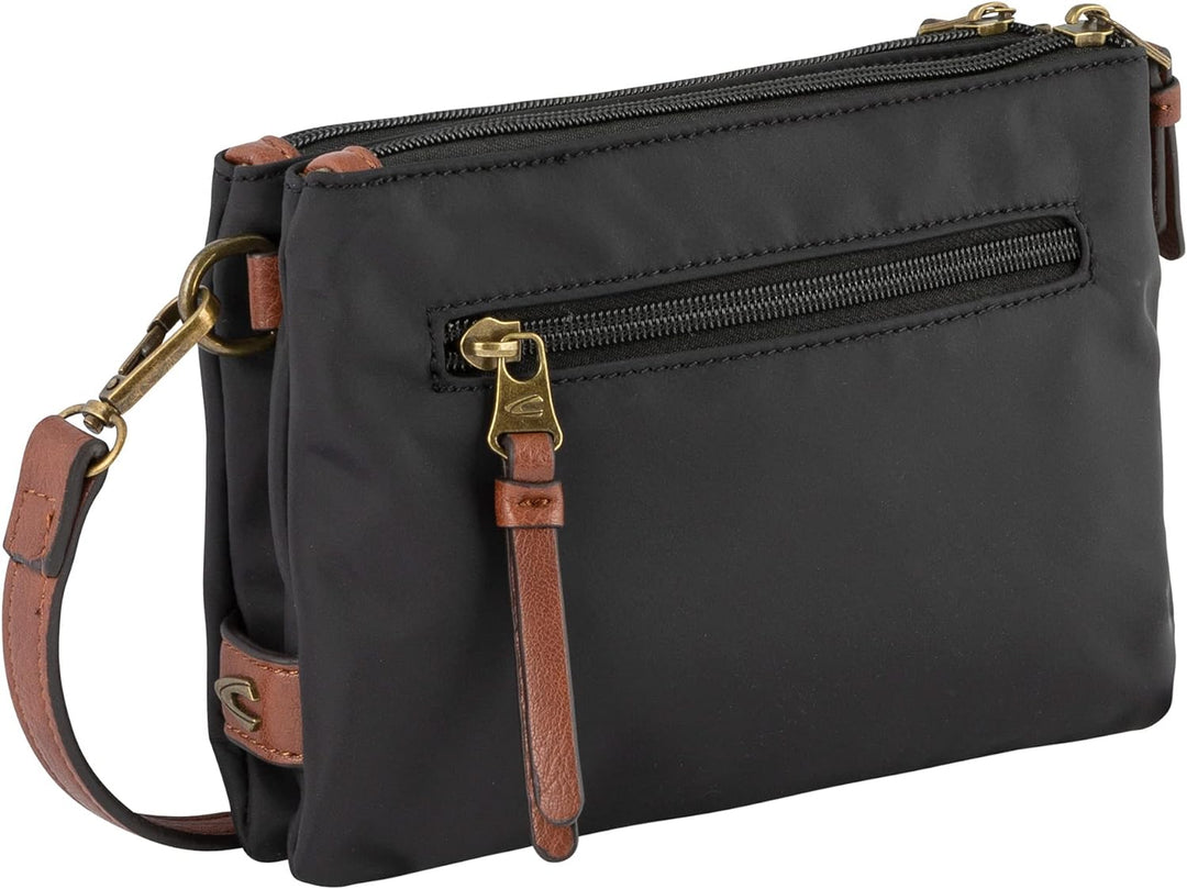 camel active bags Bari Damen Umhängetasche Crossbody Bag Klein Schwarz