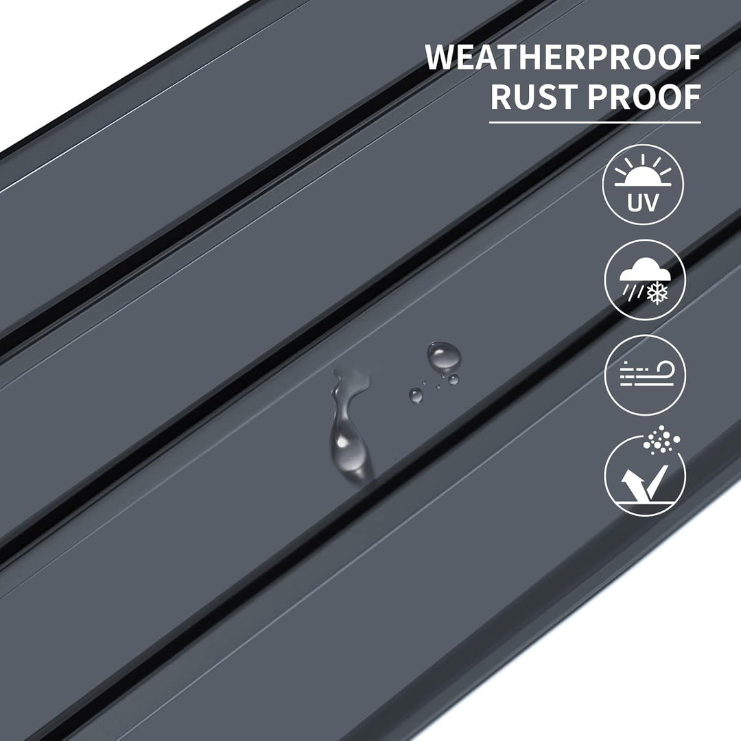 Mondeer Dachblech, Dachbleche Trapezblech, 12PCS Metall Dachdeckung Stahlblech Formblech Platten 115