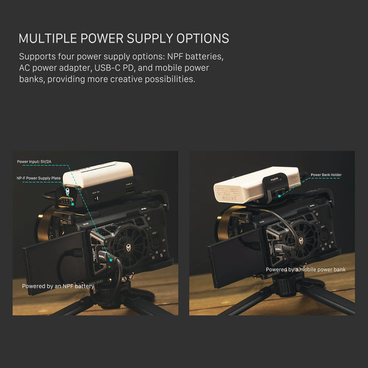 Tilta Kühlsystem Kompatibel mit Sony ZV-E1 mit Multi-Speed-Lüfter und Rändelschrauben Kompakt und le