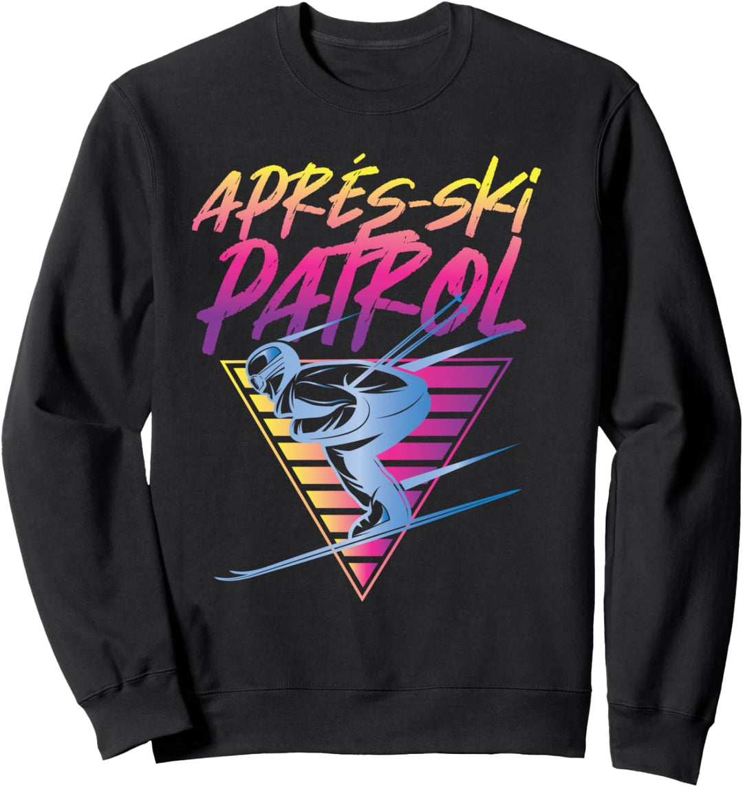 Retro Vintage 80er Jahre Apres Ski Patrol Sweatshirt