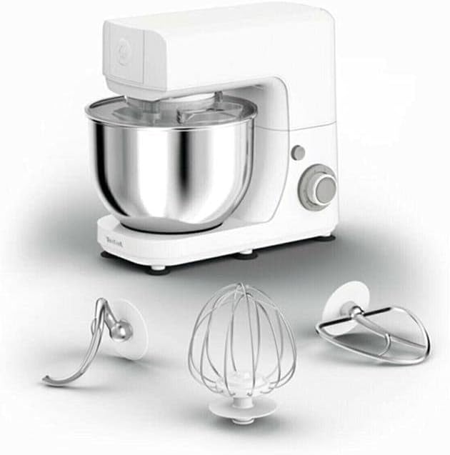 Tefal QB1501 Masterchef Essential Küchenmaschine | Pizza; Kuchen; Backen | 800 W | 4,8 L Fassungsver