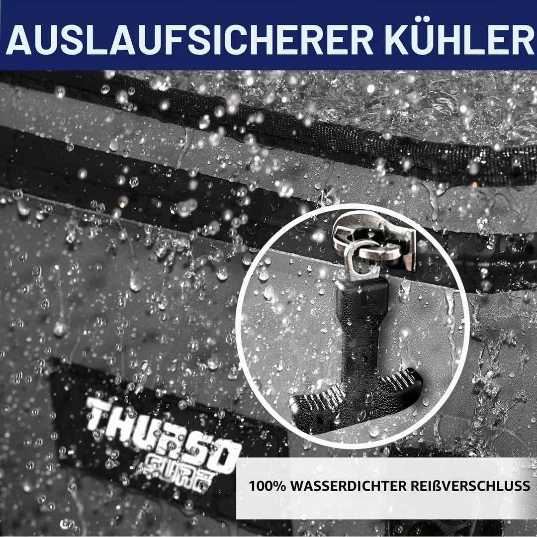 Thurso Surf Soft-Kühltasche für 24 Dosen, tragbare Eiskühltasche, 48 Stunden Isolierung, auslaufsich