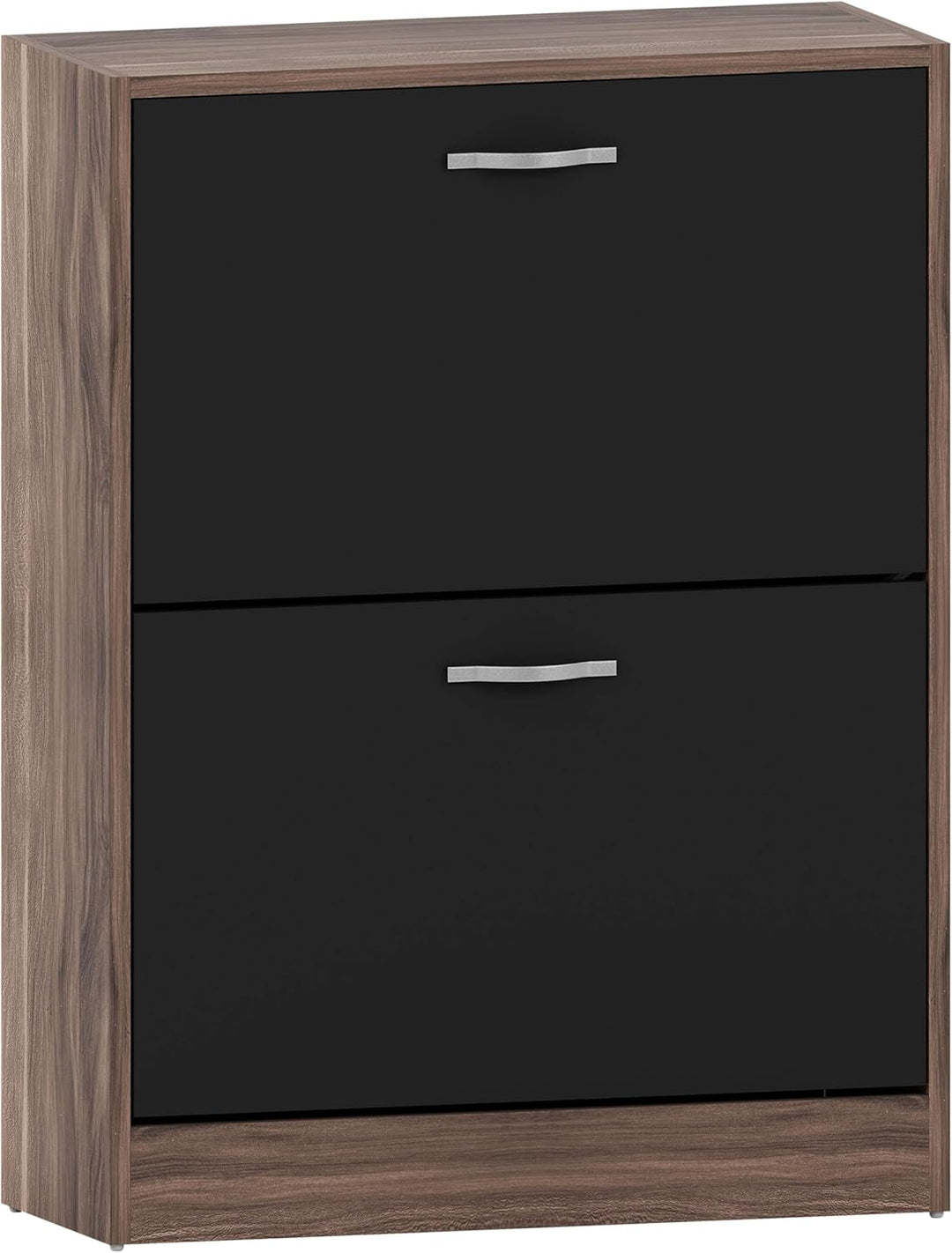 Vida Designs Schubladenboxen, Holz, Walnuss, Schwarz, Standard, Walnuss, Schwarz