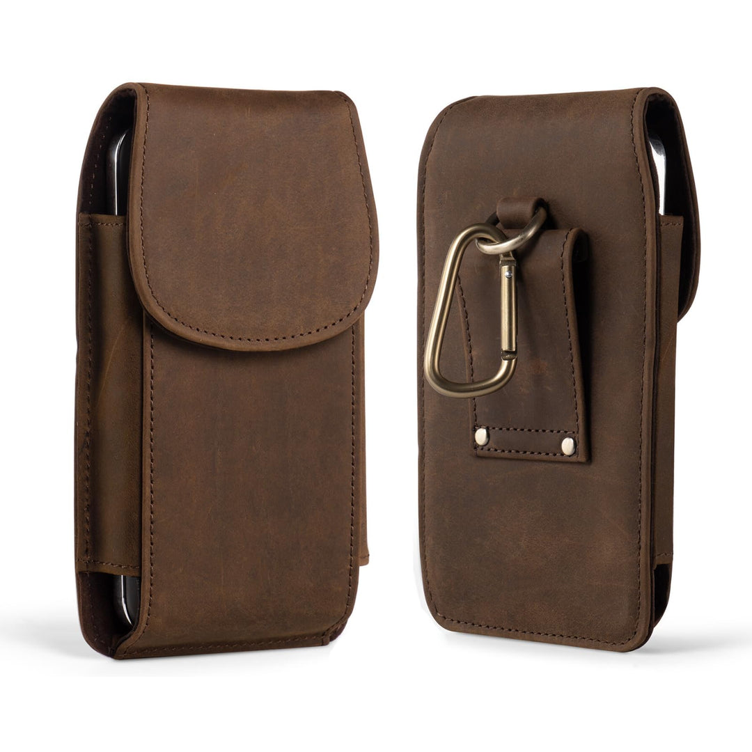 Hengwin Leder Handy Holster Fall Taille Gürtel Tasche für iPhone 17 Pro Max/16Plus iPhone 16 15 14 1