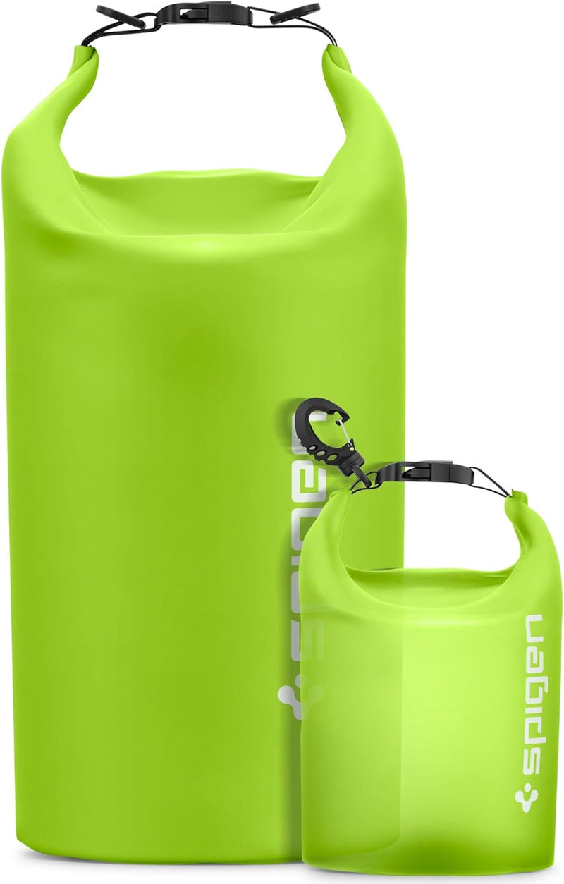 Spigen Aqua Shield wasserdichte Tasche Set [20L+2L] Dry Bag wasserfester Rucksack Beutel für Strand