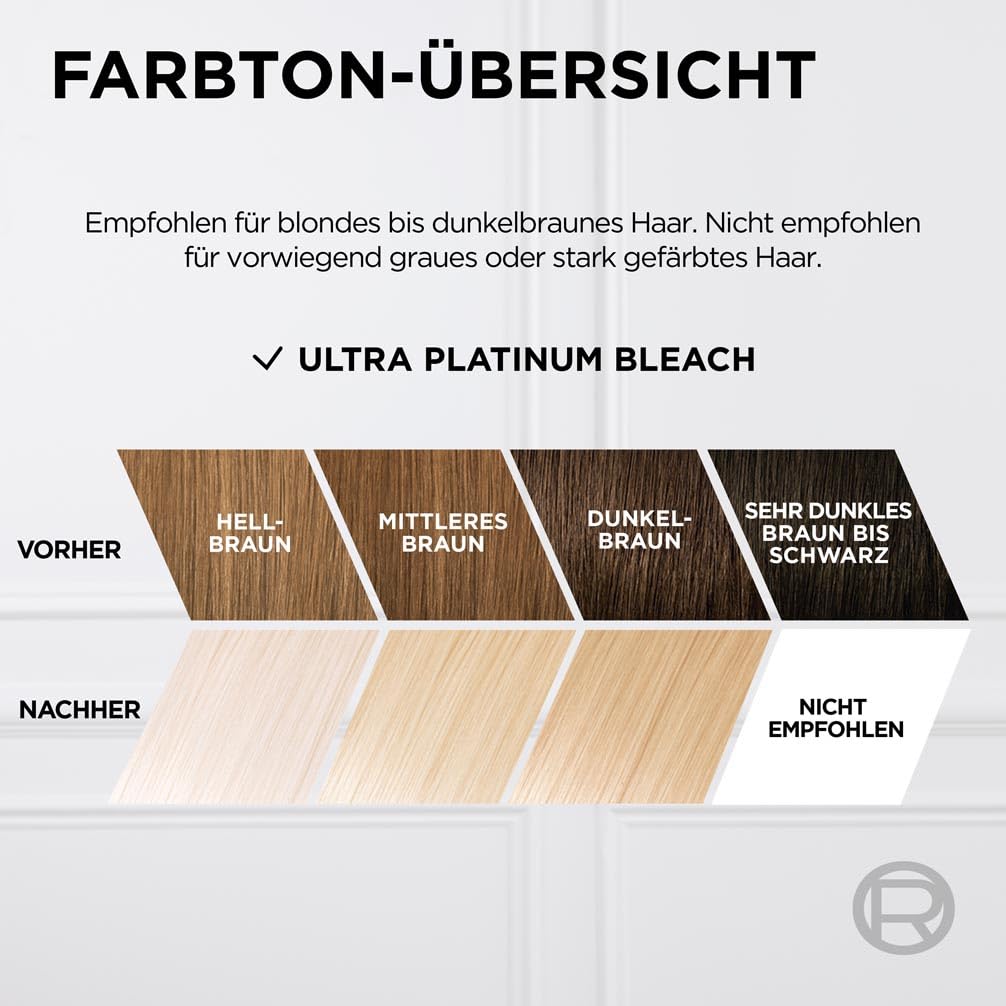 L'Oréal Paris Extrem Aufheller für platin-blondes Haar, Mit Anti-Gelbstich und Anti-Haarbruch Techno